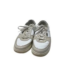 Aldo White Creme Leather Sneakers Mens 11